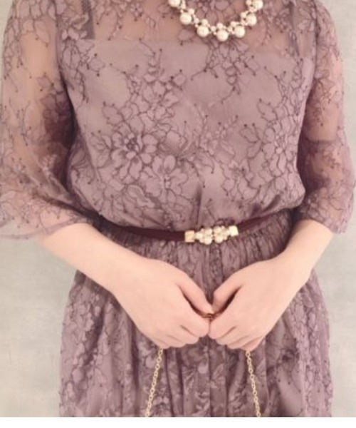 Cupid Heart（キューピッドハート）の「【Cupid Heart】結婚式ベルト パールモチーフベルト（ベルト・レディース・ブラック/ベージュ/ネイビー/ワインレッド/アイボリー・MEDIUM）」の15枚目の写真