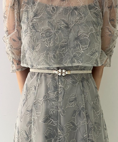 Cupid Heart（キューピッドハート）の「【Cupid Heart】結婚式ベルト パールモチーフベルト（ベルト・レディース・ブラック/ベージュ/ネイビー/ワインレッド/アイボリー・MEDIUM）」の11枚目の写真