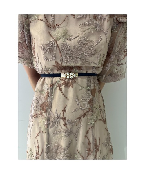 Cupid Heart（キューピッドハート）の「【Cupid Heart】結婚式ベルト パールモチーフベルト（ベルト・レディース・ブラック/ベージュ/ネイビー/ワインレッド/アイボリー・MEDIUM）」の7枚目の写真