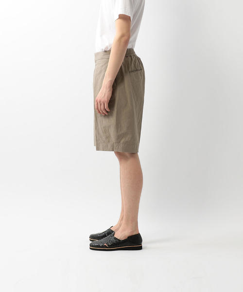 Steven Alan（スティーブンアラン）の「＜Steven Alan＞ C/L TYPEWRITER SHORT PANTS-BOLD/ショートパンツ（その他パンツ・メンズ・ベージュ/ブラック・LARGE/MEDIUM/X-LARGE/SMALL）」の8枚目の写真