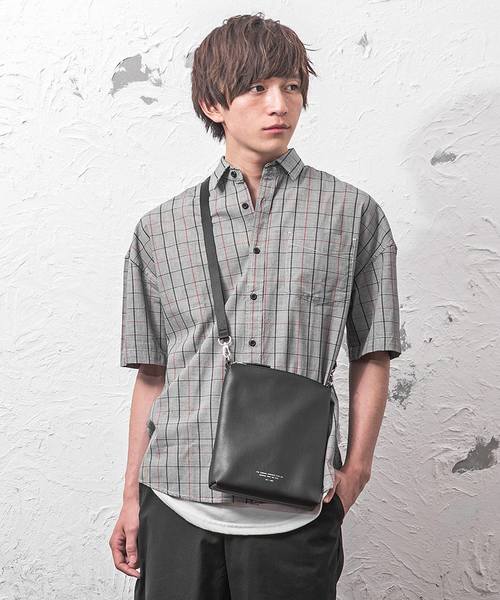 MinoriTY（マイノリティ）の「ブリティッシュチェックビックシャツ/半袖（シャツ/ブラウス・メンズ・ベージュ/グレー・M/L）」の2枚目の写真