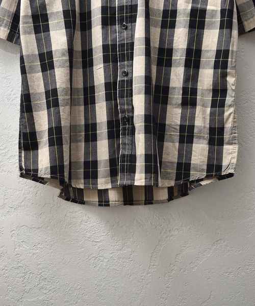 MinoriTY（マイノリティ）の「ブリティッシュチェックビックシャツ/半袖（シャツ/ブラウス・メンズ・ベージュ/グレー・M/L）」の10枚目の写真
