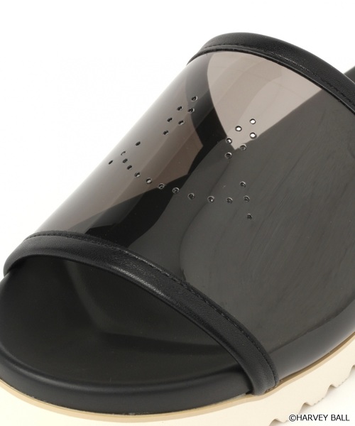 niko and...（ニコアンド）の「【スマイル】コラボサンダル（サンダル・レディース・ブラック/ナチュラル・MEDIUM/LARGE）」の7枚目の写真