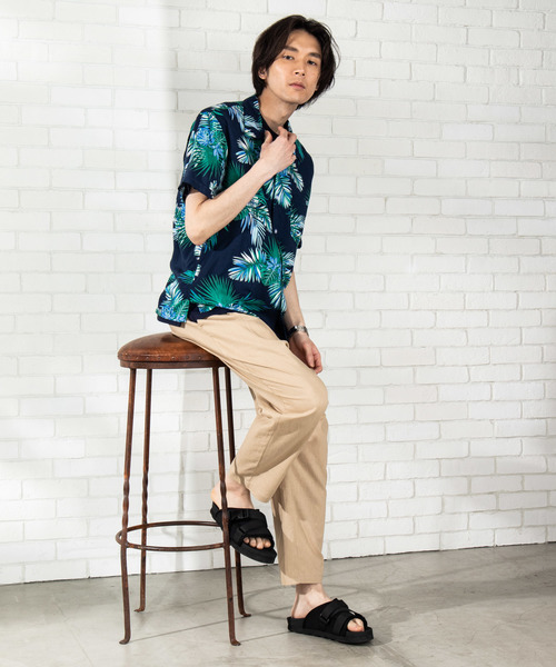 WEGO(ウィゴー)の「WEGO/麻レーヨンリラックスパンツ(スラックス・メンズ・ブラック/ベージュ/ネイビー・SMALL/MEDIUM/LARGE)」の7枚目の写真