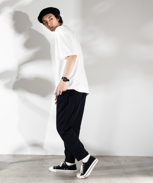 WEGO(ウィゴー)の「WEGO/麻レーヨンリラックスパンツ(スラックス・メンズ・ブラック/ベージュ/ネイビー・SMALL/MEDIUM/LARGE)」の19枚目の写真
