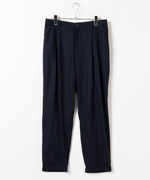WEGO(ウィゴー)の「WEGO/麻レーヨンリラックスパンツ(スラックス・メンズ・ブラック/ベージュ/ネイビー・SMALL/MEDIUM/LARGE)」の10枚目の写真