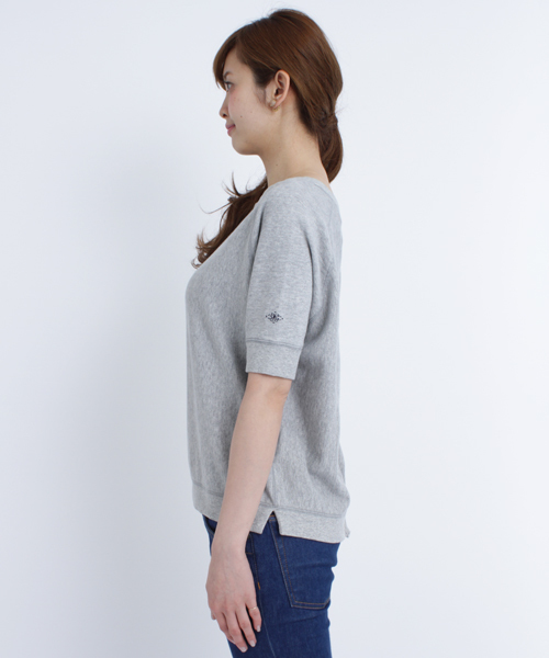 SILAS（サイラス）の「BEBE BACK ZIP TOP（Tシャツ/カットソー・レディース・ホワイト/アッシュグレー・ONE SIZE）」の5枚目の写真