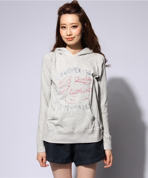 goa(ゴア)の「グランコットガーゼ天竺プルオーバーPK(Tシャツ/カットソー・レディース・キナリ/グレー/ネイビー・FREE)」の11枚目の写真