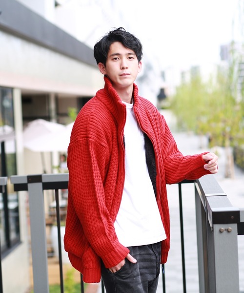 WESTSEA(ウエストシー)の「裏ボアフリース 3G片畦 フルジップハイ ジャケット(パーカー・メンズ・ブラック/ブラウン/モカ/ダークブラウン/テラコッタ/ネイビー・M/L/XL)」の9枚目の写真