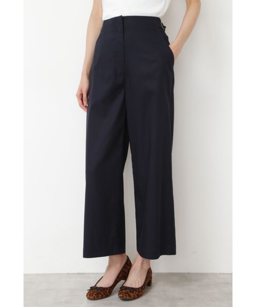 NATURAL BEAUTY BASIC（ナチュラルビューティーベーシック）の「[接触冷感]コットンテンセルグルカパンツ（その他パンツ・レディース・ベージュ/ネイビー/カーキ・SMALL/MEDIUM/X-SMALL）」の3枚目の写真