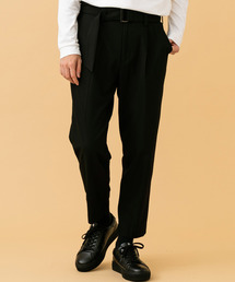 STUDIOUS | 【STUDIOUS】ベルテッドテーパードパンツver.２(スラックス)