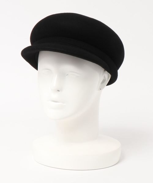 Ruben（ルーベン）の「フェルトベレーキャスケット（キャスケット・レディース・ブラック/キャメル・FREE）」の5枚目の写真