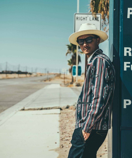 CRIMIE（クライミー）の「NATIVE JACQUARD SWING TOP JACKET（ブルゾン・メンズ・ブラウン/ブラック/ネイビー・S/M/L/XL/XS/XXL）」の8枚目の写真