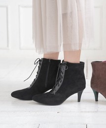 KOBE LETTUCE | ポインテッドトゥレースアップショートブーツ(ブーツ)