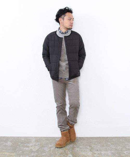 coen（コーエン）の「スエードムートンブーツ（ブーツ・メンズ・ベージュ/ブラック/ダークブラウン・LARGE/MEDIUM/SMALL）」の9枚目の写真