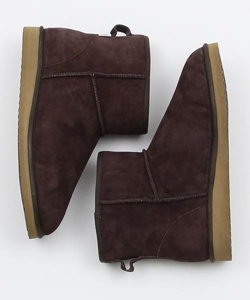 coen（コーエン）の「スエードムートンブーツ（ブーツ・メンズ・ベージュ/ブラック/ダークブラウン・LARGE/MEDIUM/SMALL）」の6枚目の写真