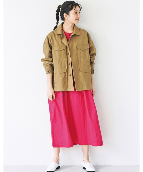 avecmoi(アヴェクモワ)の「【佐藤かなさんプロデュース】 アヴェクモワ 包みボタンワンピース〈ピンク〉(ワンピース・レディース・ピンク・MEDIUM/LARGE/SMALL/X-LARGE)」の9枚目の写真