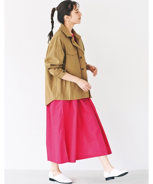 avecmoi(アヴェクモワ)の「【佐藤かなさんプロデュース】 アヴェクモワ 包みボタンワンピース〈ピンク〉(ワンピース・レディース・ピンク・MEDIUM/LARGE/SMALL/X-LARGE)」の10枚目の写真