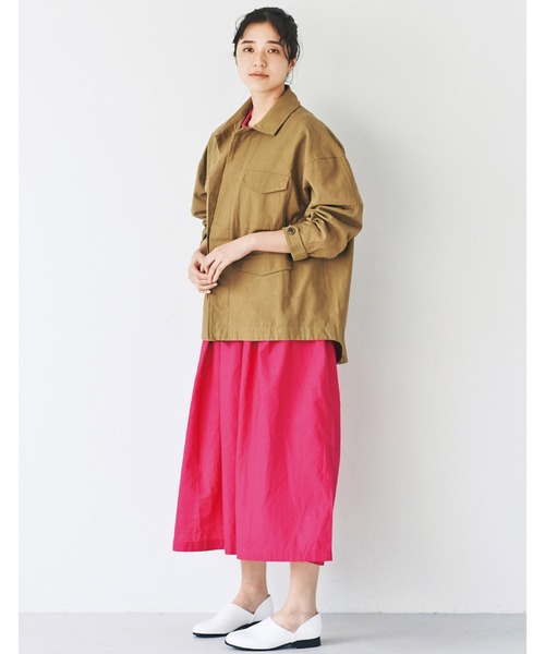 avecmoi(アヴェクモワ)の「【佐藤かなさんプロデュース】 アヴェクモワ 包みボタンワンピース〈ピンク〉(ワンピース・レディース・ピンク・MEDIUM/LARGE/SMALL/X-LARGE)」の11枚目の写真