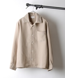 イージーケアポリトロバックスリットオープンカラーシャツ