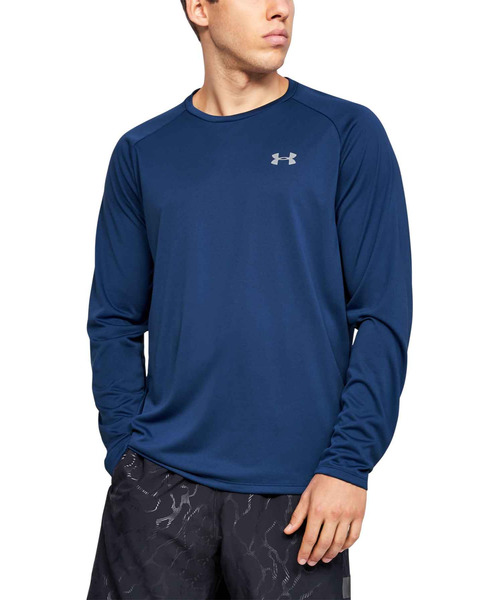 UNDER ARMOUR(アンダーアーマー)の「UAテック ロングスリーブシャツ 2.0(トレーニング/メンズ)(Tシャツ/カットソー・メンズ・チャコールグレー/ブラック/ブルー/ホワイト・XL/LG/MD/XXL/SM/3XL)」の4枚目の写真