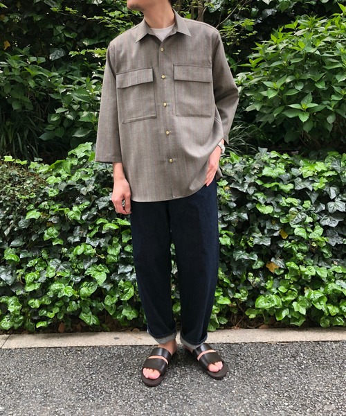 ADAM ET ROPE'（アダムエロペ）の「【CESSE】レザーサンダル（サンダル・メンズ・ブラウン系その他/ブラック・41/42/43）」の9枚目の写真