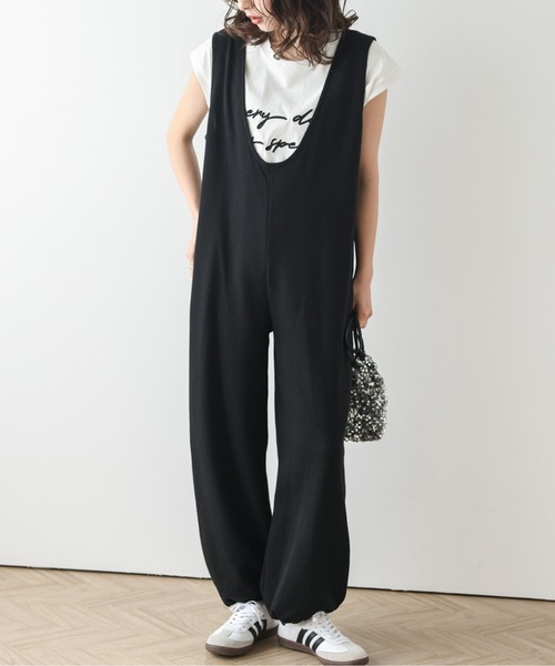 SUGAR BISKET（シュガービスケット）の「フレンチスリーブロゴTシャツ（Tシャツ/カットソー・レディース・ホワイト/ブラック/ホワイト系その他/ブラック系その他・M/L）」の6枚目の写真