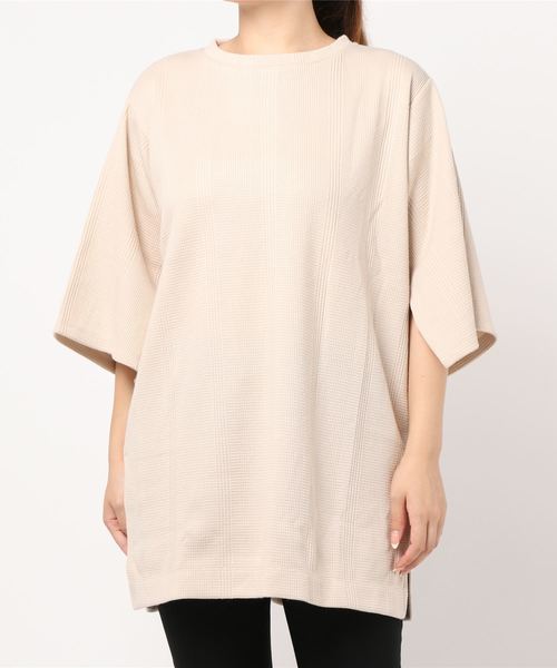 LOWRYS FARM(ローリーズファーム)の「ワッフルリブスリットS6S 895106(Tシャツ/カットソー・レディース・ブラック/レッド/アイボリー・FREE)」の8枚目の写真