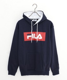【FILA/フィラ】ボックスロゴプリント ビックシルエット パーカー