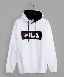 【FILA/フィラ】ボックスロゴプリント ビックシルエット パーカー