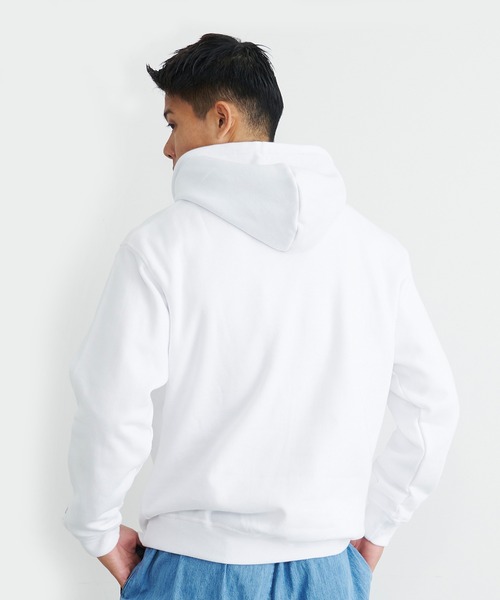 FILA(フィラ)の「【FILA/フィラ】ボックスロゴプリント ビックシルエット パーカー(パーカー・メンズ・ブラック/ネイビー/杢グレー/ホワイト・M/L/LL)」の5枚目の写真
