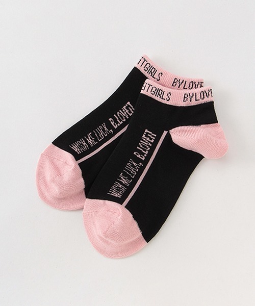 セール ロゴ配色スニーカーインソックス ソックス 靴下 By Loveit バイラビット のファッション通販 Zozotown