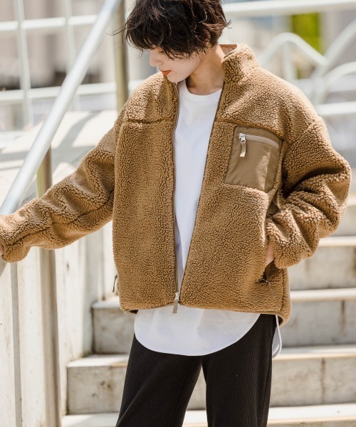 RAGEBLUE（レイジブルー）の「ボアスタンドブルゾン/891056（ブルゾン