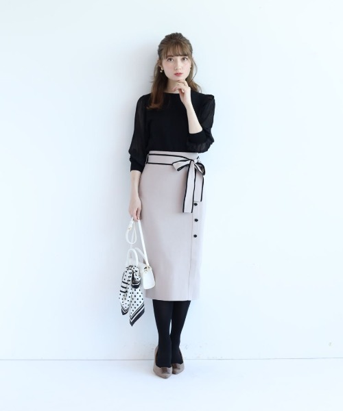 Apuweiser-riche（アプワイザーリッシェ）の「袖プリーツニットアップ  