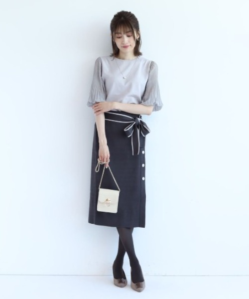 Apuweiser-riche（アプワイザーリッシェ）の「袖プリーツニットアップ  