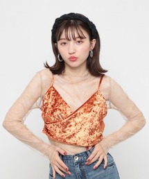 ベロアキャミ