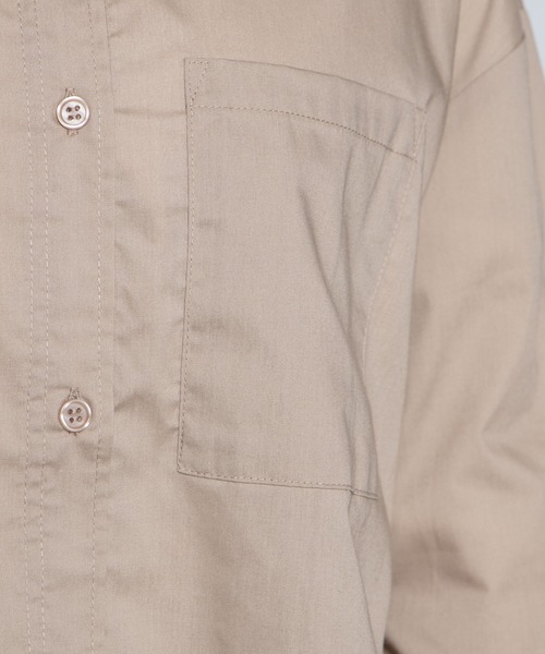 WEGO(ウィゴー)の「WEGO/マウンテンロゴワークシャツ(シャツ/ブラウス・レディース・ブラック/ベージュ・FREE)」の18枚目の写真