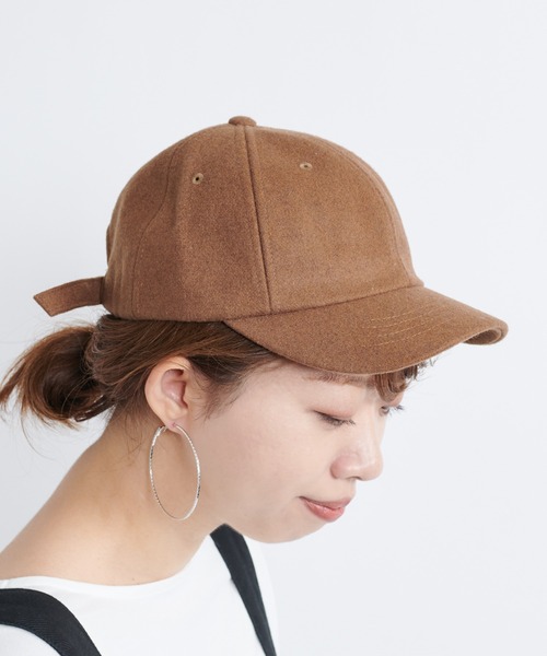 DouDou（ドゥドゥ）の「ウール混キャップ（キャップ・レディース・ブラウン/ブラック・FREE）」の7枚目の写真