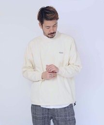 CONVERSE（コンバース）の「【CONVERSE/コンバース】鹿の子裏起毛クルー/スウェット　中央切替　裾ドロストコード仕様（スウェット・レディース）」