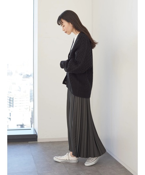 AMERICAN HOLIC(アメリカンホリック)の「ケーブルドルマンニットカーディガン *●(カーディガン/ボレロ・レディース・ブラック/アイボリー/モカ/マスタード・MEDIUM/LARGE)」の18枚目の写真