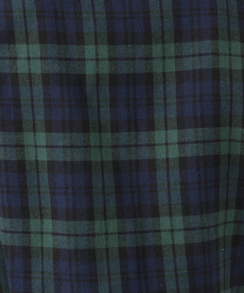 ALAND（エーランド）の「curetty／チェックショートシャツ　2924156（シャツ/ブラウス・レディース・ネイビー/レッド/イエロー/グリーン・SMALL）」の5枚目の写真