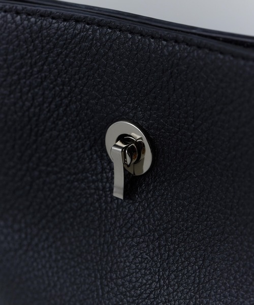 WYM LIDNM（ウィム バイ リドム）の「SHRINK EMBOSS LEATHER SHOULDER BAG（ショルダーバッグ・メンズ・ダークブラウン/ブラック・FREE）」の22枚目の写真