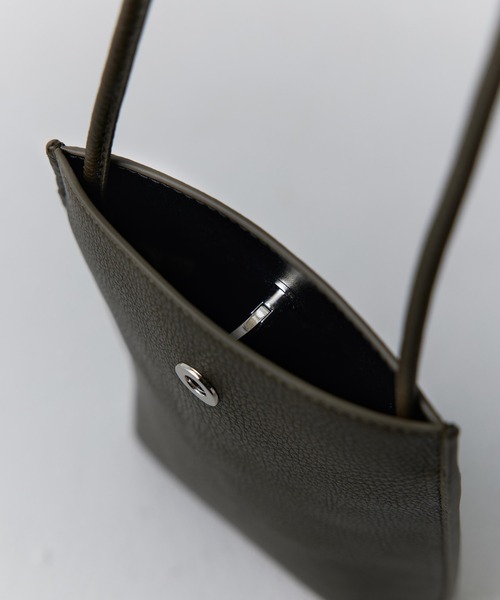 SHRINK EMBOSS LEATHER SHOULDER BAG（ショルダーバッグ）｜WYM LIDNM