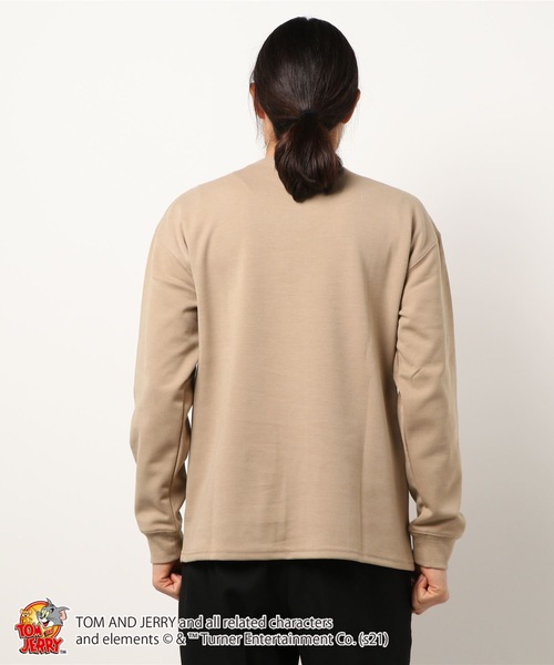 OUTDOOR PRODUCTS APPAREL(アウトドアプロダクツアパレル)の「【トムとジェリー】 ポンチTトレーナー ロンT 袖プリント バックプリント ユニセックス(Tシャツ/カットソー・メンズ・その他1/その他2/その他3/その他4・MEDIUM/LARGE)」の7枚目の写真