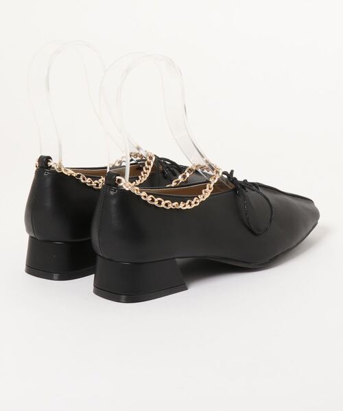 KOBE LETTUCE（コウベレタス）の「チェーンアンクレット2Wayレースアップシューズ（その他シューズ・レディース・ベージュ/アイボリー/ブラック・LL/M/S/L）」の6枚目の写真