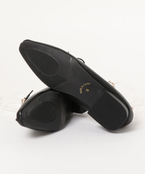 KOBE LETTUCE（コウベレタス）の「チェーンアンクレット2Wayレースアップシューズ（その他シューズ・レディース・ベージュ/アイボリー/ブラック・LL/M/S/L）」の4枚目の写真