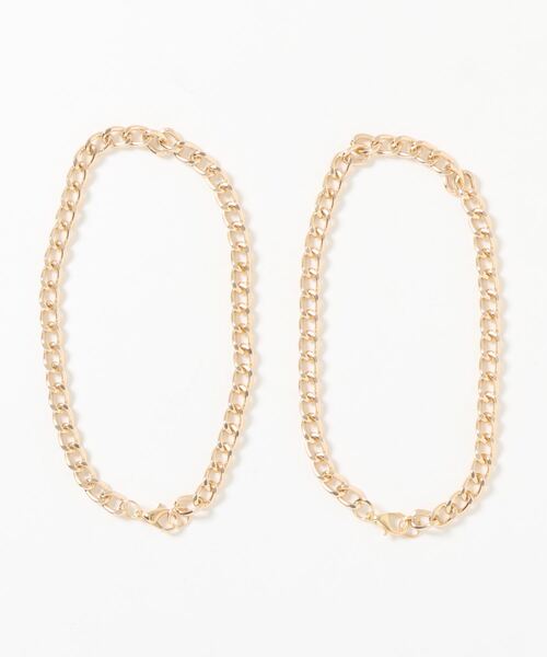 KOBE LETTUCE（コウベレタス）の「チェーンアンクレット2Wayレースアップシューズ（その他シューズ・レディース・ベージュ/アイボリー/ブラック・LL/M/S/L）」の5枚目の写真