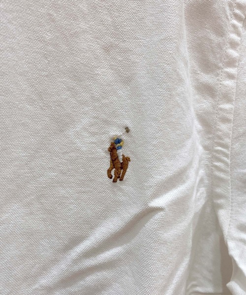 POLO RALPH LAUREN(ポロ ラルフ ローレン)の「ワンポイント 刺繍 ボタンダウン オックスフォードシャツ(シャツ/ブラウス・メンズ・ホワイト/ブルー/イエロー/ピンク・L/XL)」の12枚目の写真