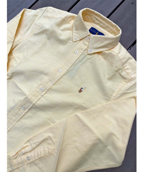 POLO RALPH LAUREN(ポロ ラルフ ローレン)の「ワンポイント 刺繍 ボタンダウン オックスフォードシャツ(シャツ/ブラウス・メンズ・ホワイト/ブルー/イエロー/ピンク・L/XL)」の14枚目の写真