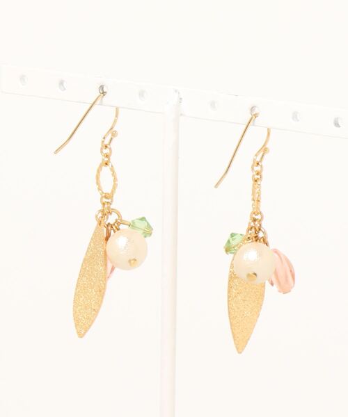 tone(トーン)の「【mojon】ピアス(ピアス(両耳用)・レディース・ピンク・FREE)」の2枚目の写真